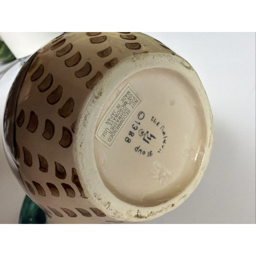 Vtg The Haldon Group Ceramic Rooster Mini Pitcher Creamer 1988 Japan 6.5” Tall